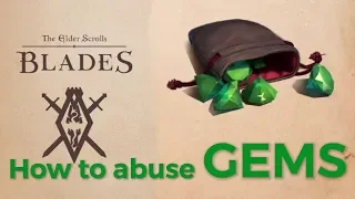 How to abuse gems in TES:Blades