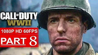 CALL OF DUTY WW2 Gameplay Walkthrough Part 8 Campaign [1080p HD 60FPS PS4 PRO] - No Commentary