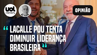 Lula no Uruguai: Lacalle Pou tenta reduzir domínio do Brasil na América do Sul, diz Chico Alves