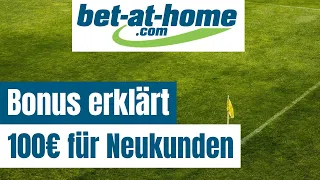 Bet-at-home 50% Bonus » 100€ Bonusgeld für Neukunden