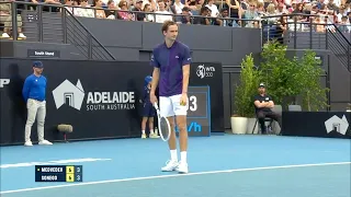 Daniil Medvedev vs Lorenzo Sonego highlights ADELAIDE INTERNATIONAL 2023