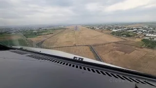 Landing in Scenic Yerevan , Armenia 🇦🇲 pilot's eye view