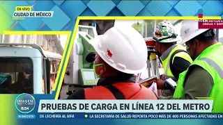 Línea 12 Metro CDMX: Inician pruebas de carga en el tramo elevado | Noticias con Francisco Zea