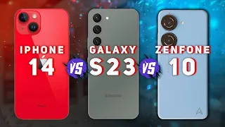 iPhone 14 vs Samsung Galaxy S23 vs Asus Zenfone 10