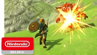 The Legend of Zelda: Breath of the Wild - Exploration Gameplay - Nintendo E3 2016