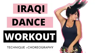 Iraqi Dance Tutorial with Carmen | 35 min | Technique plus workout !!! 🔥
