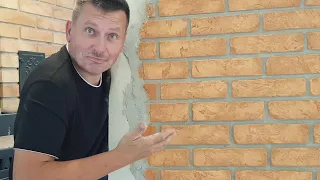 I'll make the effect of old brick in my entire workshop and for little money