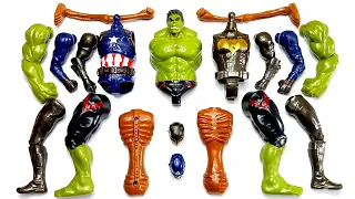 Merakit Mainan Batman, Siren Head, Hulk Smash dan Captain America ~ Avengers
