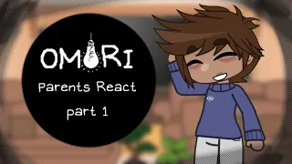 || OMORI parents react !!! - part 1 - Hero - gacha omori ||