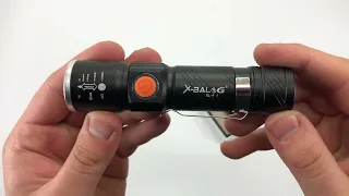 Огляд Ліхтар ручний акумуляторний X Balog BL 616 T6 із зарядкою від павербанків