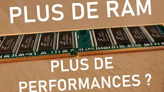 + de RAM = + de performances ?