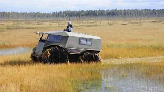 Вездеход СЕВЕР. Шины ТРОМ-16.