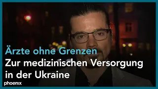 Philipp Frisch (Ärzte ohne Grenzen) zur medizinischen Versorgung in der Ukraine am 09.03.22