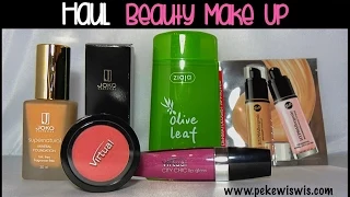 HAUL: Beauty Make Up (Maquillaje Low Cost: Ziaja, Virtual & Joko) || Pekewiswis