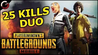 25 KILL DUO WIN IN PUBG Mobile! | PlayerUnknown's Battlegrounds iOS/Android Gameplay