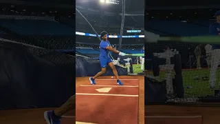 Arjun Nimmala takes batting practice and meets Vladimir Guerrero Jr. in first visit to Toronto!