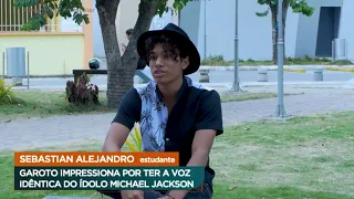 Jovem equatoriano faz sucesso na internet com a voz idêntica à do cantor Michel Jackson.