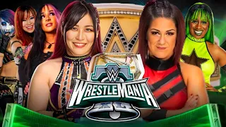 Iyo Sky vs Bayley Women's Championship Full Match WWE WrestleMania 40 Highlights