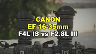 Обзор Canon EF 16-35mm f4L IS vs EF 16-35mm f2.8L III