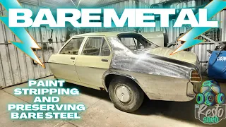 BARE METAL - Paint Stripping And Preserving Bare Steel - HZ Holden Build - The Resto Shed