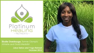 Elodie Ouedraogo experiences the Platinum Healing Juice Detox Retreat