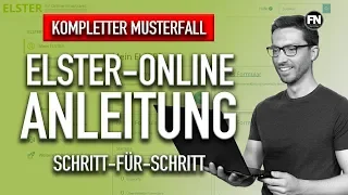 VORLAGE: Elster Online Steuererklärung selber machen | Mein Elster Steuererklärung ausfüllen