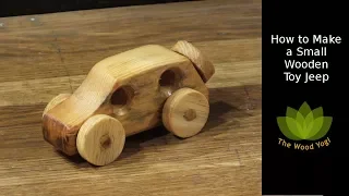 How to Make a Toy Wooden Jeep - Woodworking Project