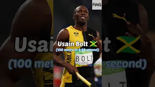 usain bolt record break #shorts #youtubeshorts #athlete #usainbolt #factwithgonu