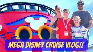 Mega Disney Wish Vlog! | Halloween on the High Seas| Disney Cruise during a hurricane 😱