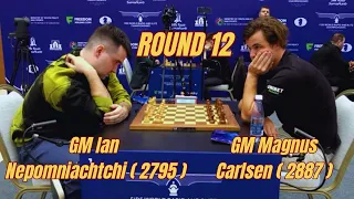 GM Ian Nepomniachtchi (2795) - GM Magnus Carlsen  (2887) | Round 12 FIDE World Blitz 2023