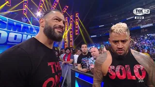 Roman Reigns & Jey Uso na Assinatura de Contrato - WWE SmackDown 21/07/2023 - wwe em português