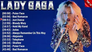 Lady Gaga Greatest Hits 2024 - Pop Music Mix - Top 10 Hits Of All Time