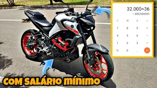 Salario Minimo da para manter ou comprar uma MT 03