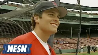 Tom Brady Hits Home Run Around Pesky Pole At Fenway Park (2003)