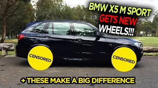 BMW X5 M sport gets new WHEELS!!!