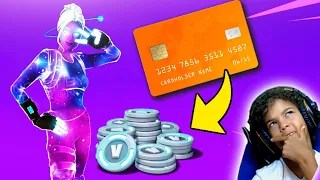 HO SHOPPATO DI NASCOSTO LA SKIN GALAXY  con la Carta di Credito di @PlayMojito su FORTNITE