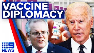 World leaders agree to share vaccines with vulnerable countries | Coronavirus | 9 News Australia