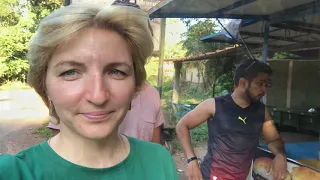 Индо - русская семья в Гоа, 2018. Влог 93. Водохранилище, пляж Маджорда, озеро-сердце