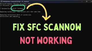 How to Fix SFC Scannow Not Working in Windows 11