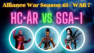 Time for some Omega Sentinel DOMINANCE! | War 7 | 10 FIGHTS | HC•ÂR vs SGA-1 | Alliance War