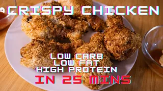 25 MIN QUICK CRISPY CHICKEN DRUMSTICKS (KFC STYLE)  HIGH PROTEIN LOW CARB- LOCKDOWN EDITION