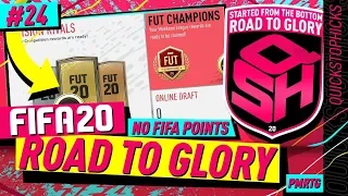 FIFA 20 ROAD TO GLORY #24 I FIRST FUT CHAMPIONS REWARDS AND RANK 1 DIVISION RIVALS REWARDS