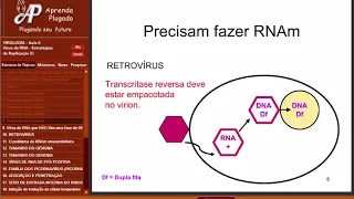 Curso de VIROLOGIA - Aula 08 de Virologia Estratégias de Replicação 1