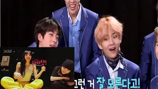 BTS Reaction Lisa is cute on TV Show