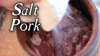 Preparing Salt Pork - 18th Century Cooking