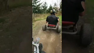 Mountain Cart Race mit Jonas im Bikepark Steinach 🏎️😂 #mountaincart #carts #luge #mariokart #pov