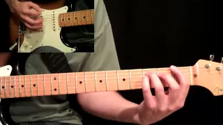 Kansas - Carry On Wayward Son Guitar Lesson Pt.4 - Bridge
