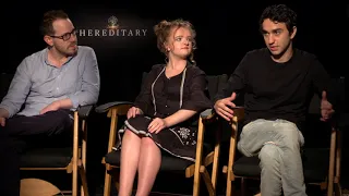 Hereditary: Ari Aster, Milly Shapiro & Alex Wolff Official Movie Interview | ScreenSlam