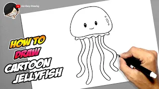 How to draw Cartoon Jellyfish