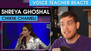 Voice Teacher Reacts to Chikni Chameli - Shreya Ghoshal's Live Performance at Umang 2013